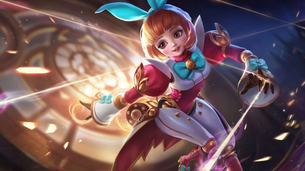Angela in Mobile Legends, an S-tier roam support in the February 2026 MLBB meta
