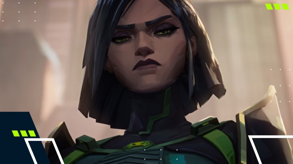 Viper looks down sternly in a close-up shot, representing troubleshooting steps for the “Incompatible Software Component Detected” error in VALORANT.