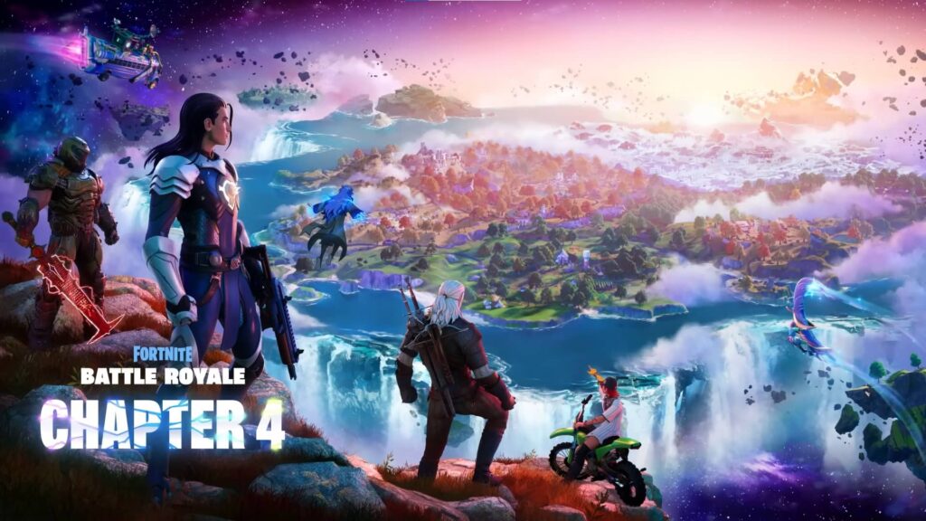 The Ageless featured in Fortnite Chapter 4 Battle Royale artwork
