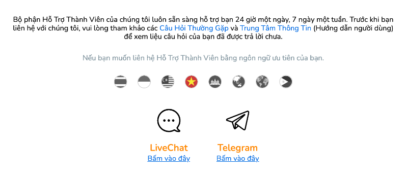 Hỗ trợ tiếng Việt & CSKH 24/7