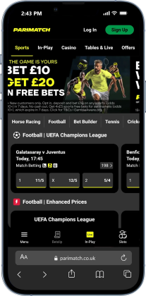 parimatch betting homepage - betting apps in the UK