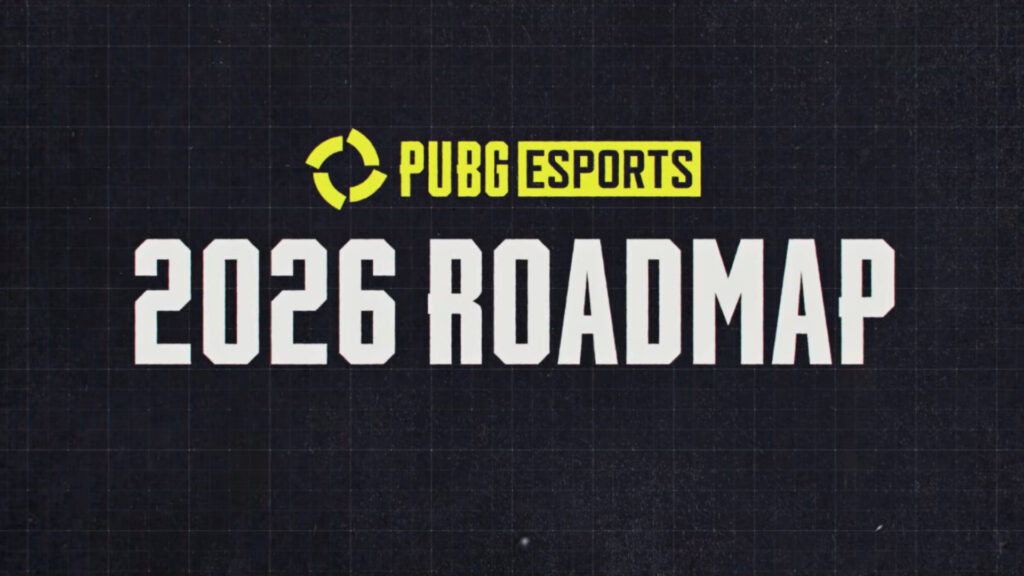 PUBG Esports 2026 Roadmap graphic