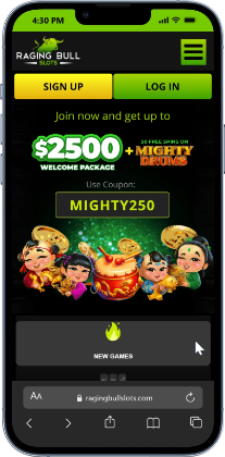 sites like bovada - raging bull