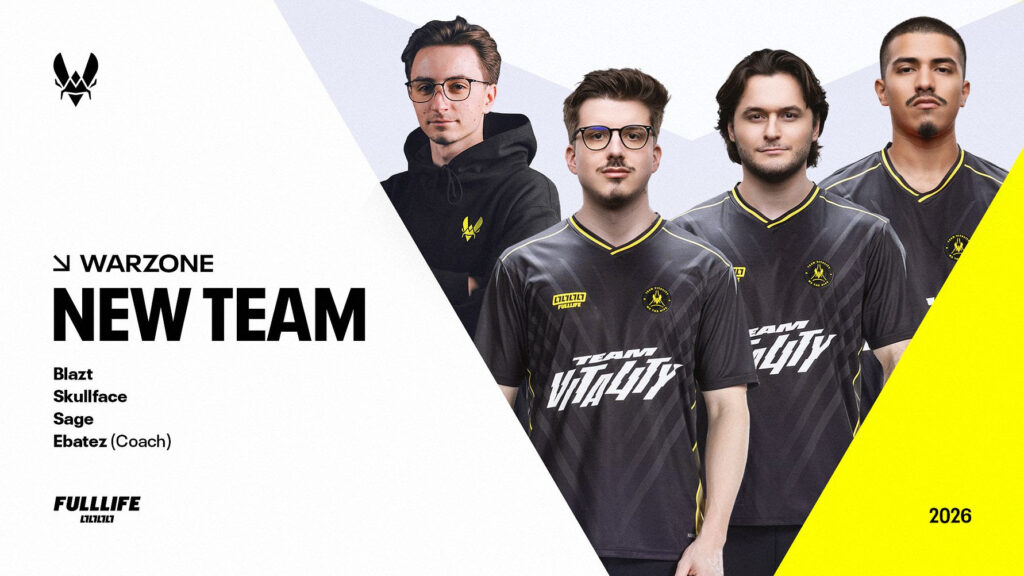 team vitality warzone ewc 2026 announcement graphic