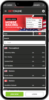 horse racing betting sites - betonline