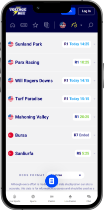 horse racing betting sites - voltage bet
