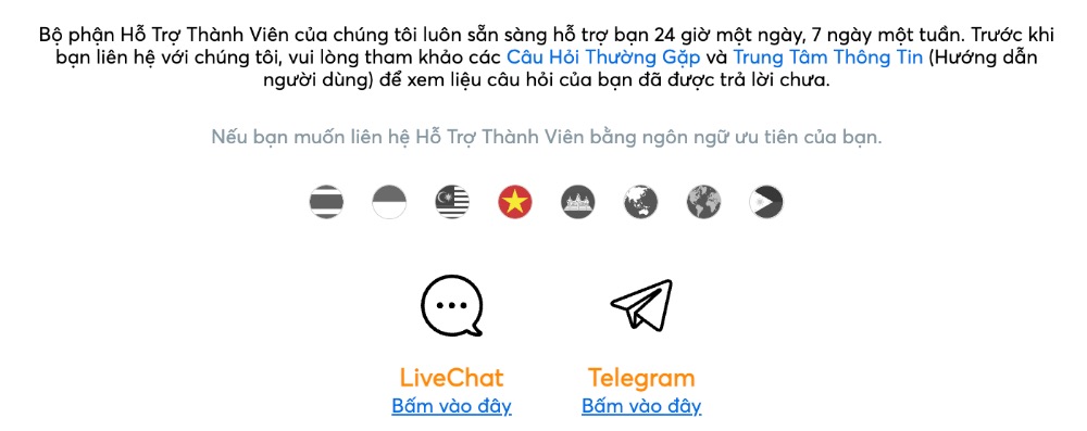 Hỗ trợ khách hàng bk8