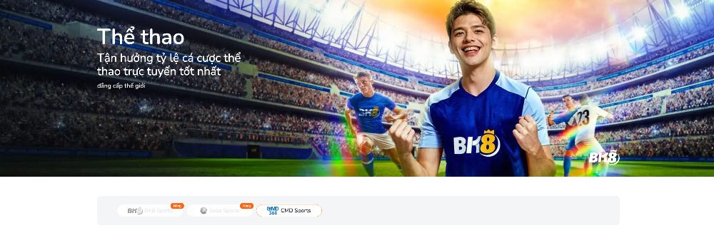 Truy cập sảnh thể thao rồi chọn giải thi đấu.