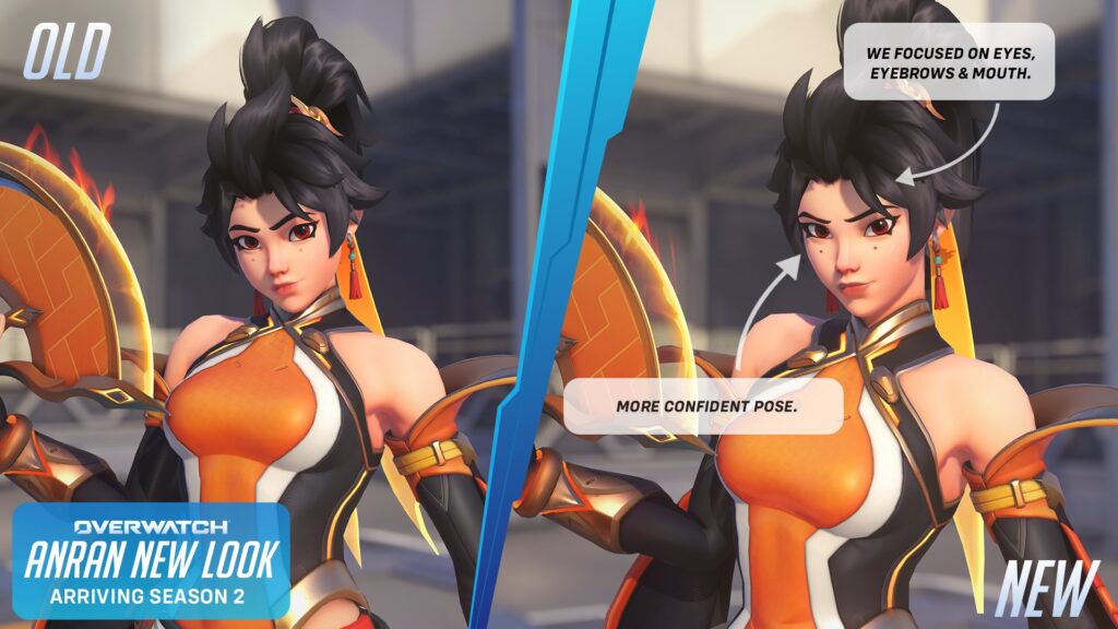 anran new look in overwatch is sorta the same