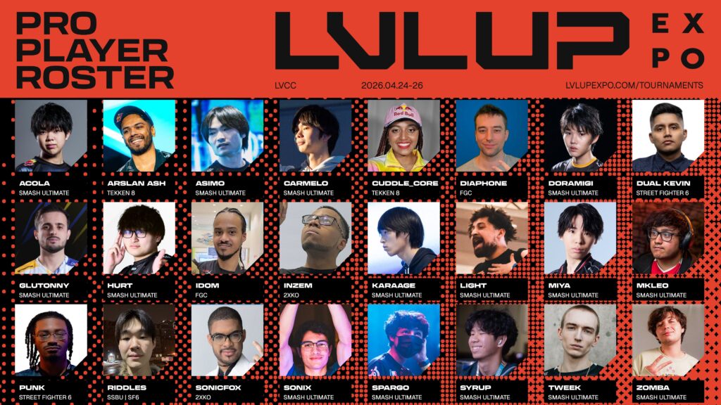 lvl up expo 2026 lineup