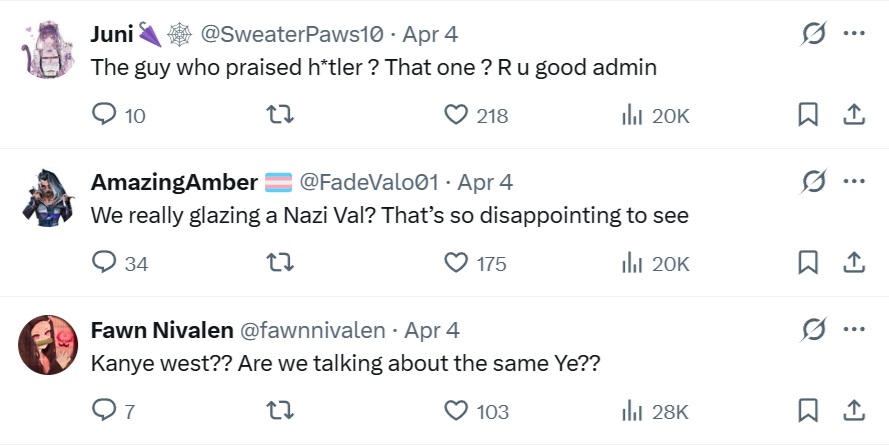 valorant nazi backlash