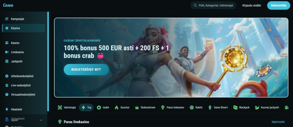 Casea Casino - Uusi Nettikasino