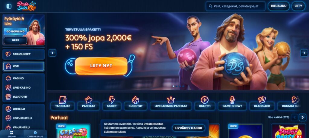 Dudespin Casino - uudet nettikasinot