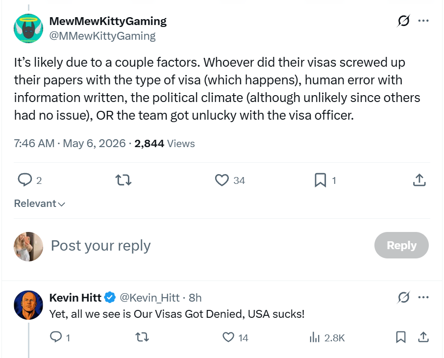 wolves esports visa issue