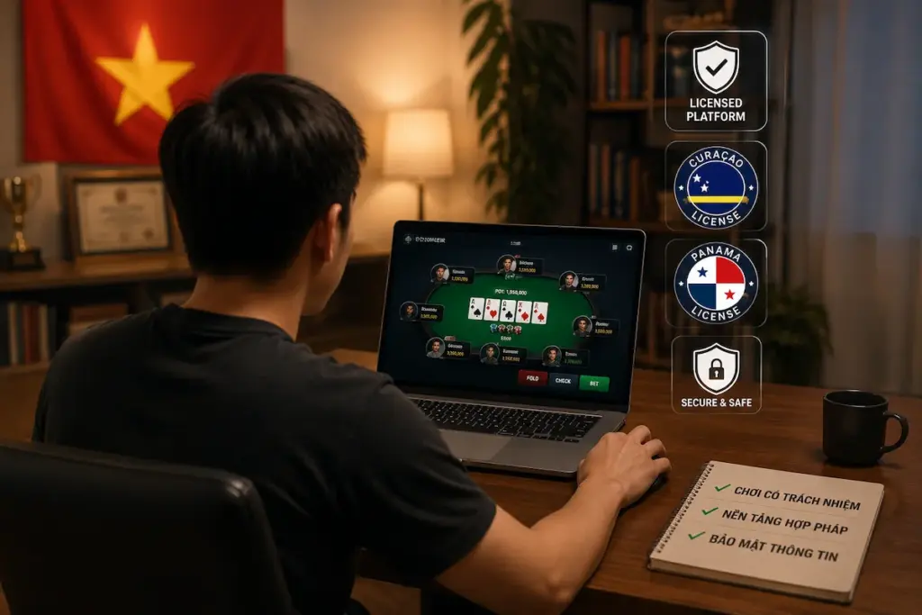 Chơi Poker Online Tiền Thật Có Hợp Pháp Tại Việt Nam Không