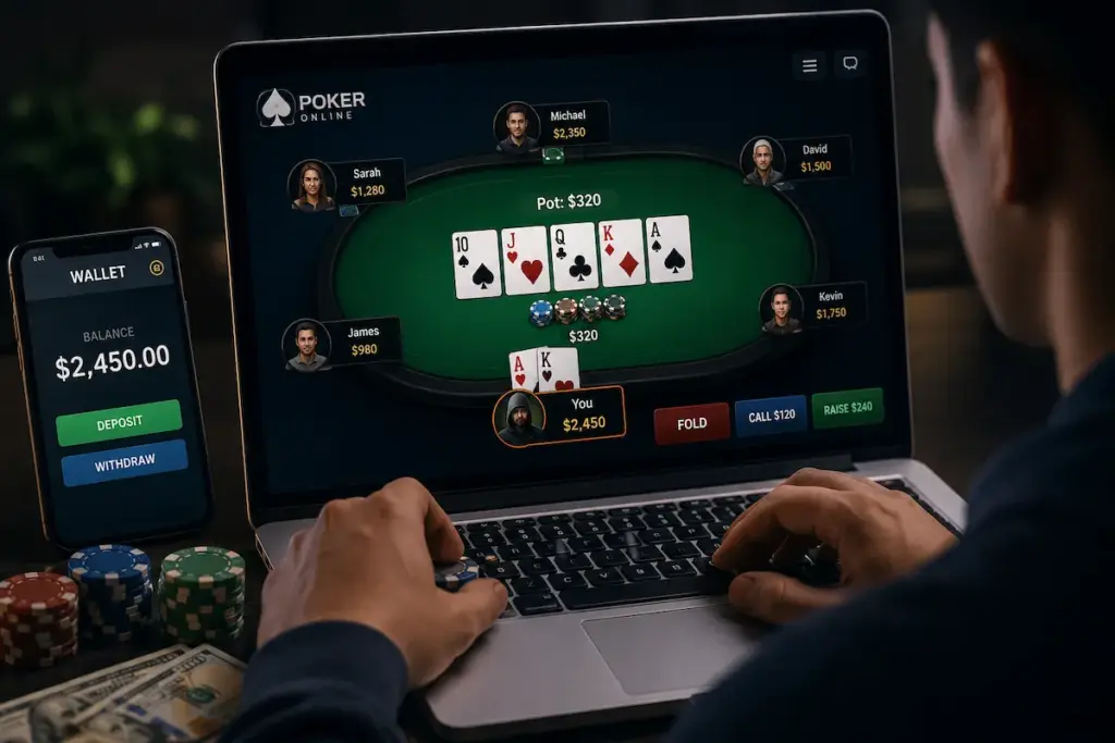 Chơi Poker Online Tiền Thật Là Gì, Khác Gì Poker Miễn Phí