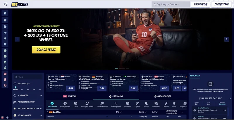 BetScore promocje bukmacherskie