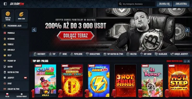 Glorion bonusy bukmacherskie online