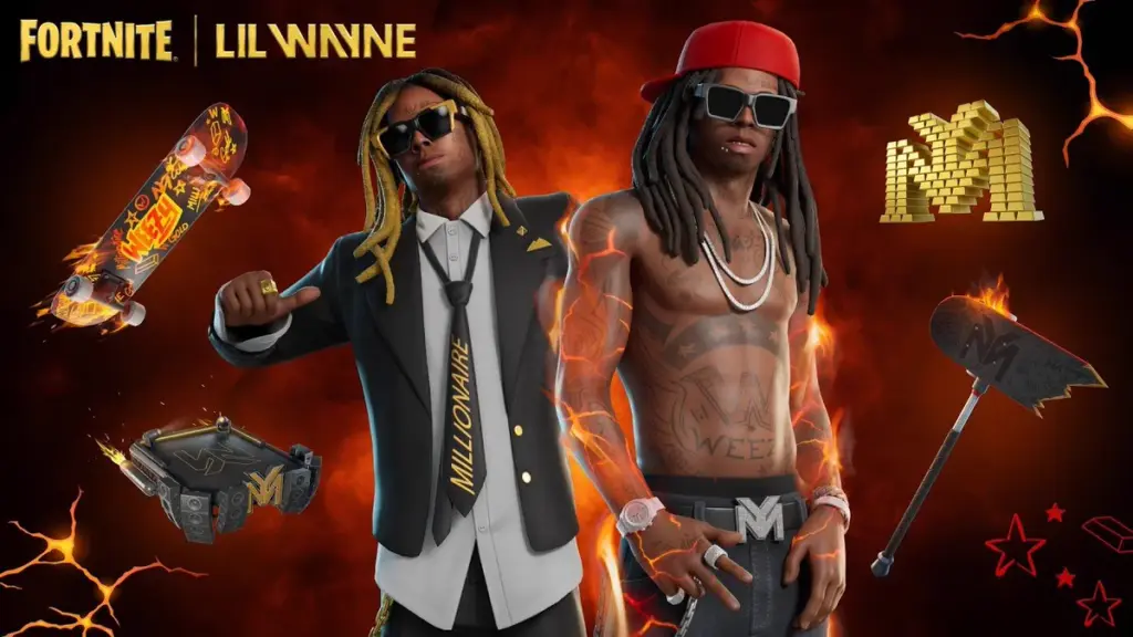 lil wayne fortnite skins