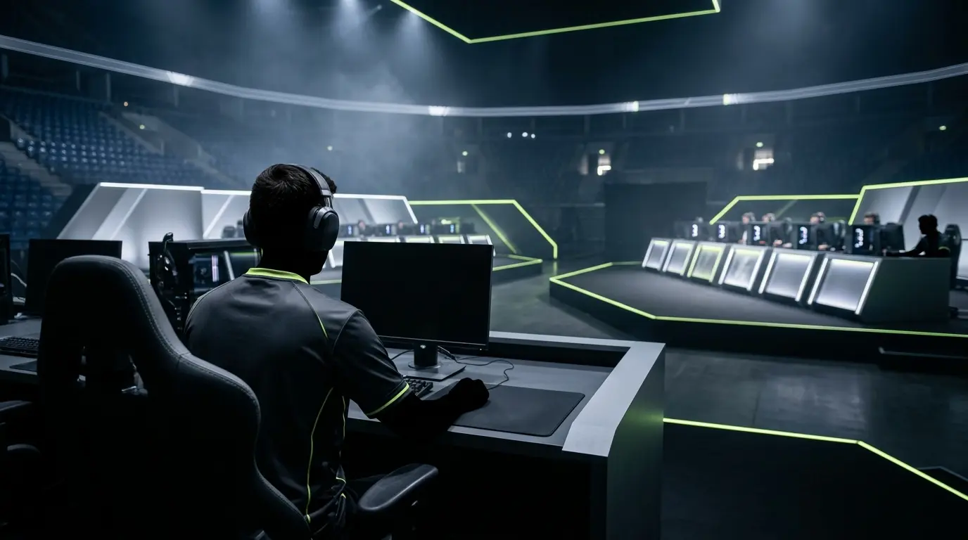 Anonymous esports player prepares for VLDN’s Team Liquid debut against INFINITE in Warsaw.