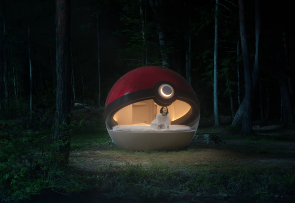 pokemon ball hotel japan